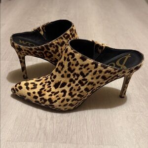 Sam Edelman Oran Animal Print Heel Mules